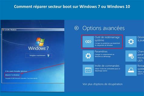 réparer le boot windows 10.